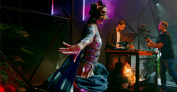 Tanzshow und DJ auf der Messeparty der Catering-Messe #essenz in Augsburg mit Event-Catering von Markus Grein Catering